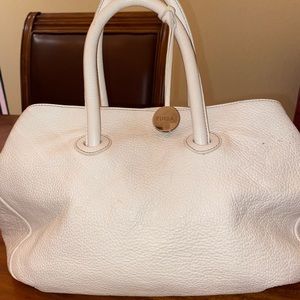 Furla White Vintage Bag
